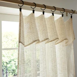 EMINZA Rideau ajustable (140 x max 300 cm) Luis Beige Sale