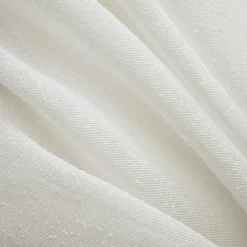 EMINZA Rideau ajustable bouclette (140 x max 300 cm) Eliott Ivoire Clearance