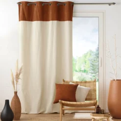 EMINZA Rideau bouclette (140 x 240 cm) Ava Camel Outlet