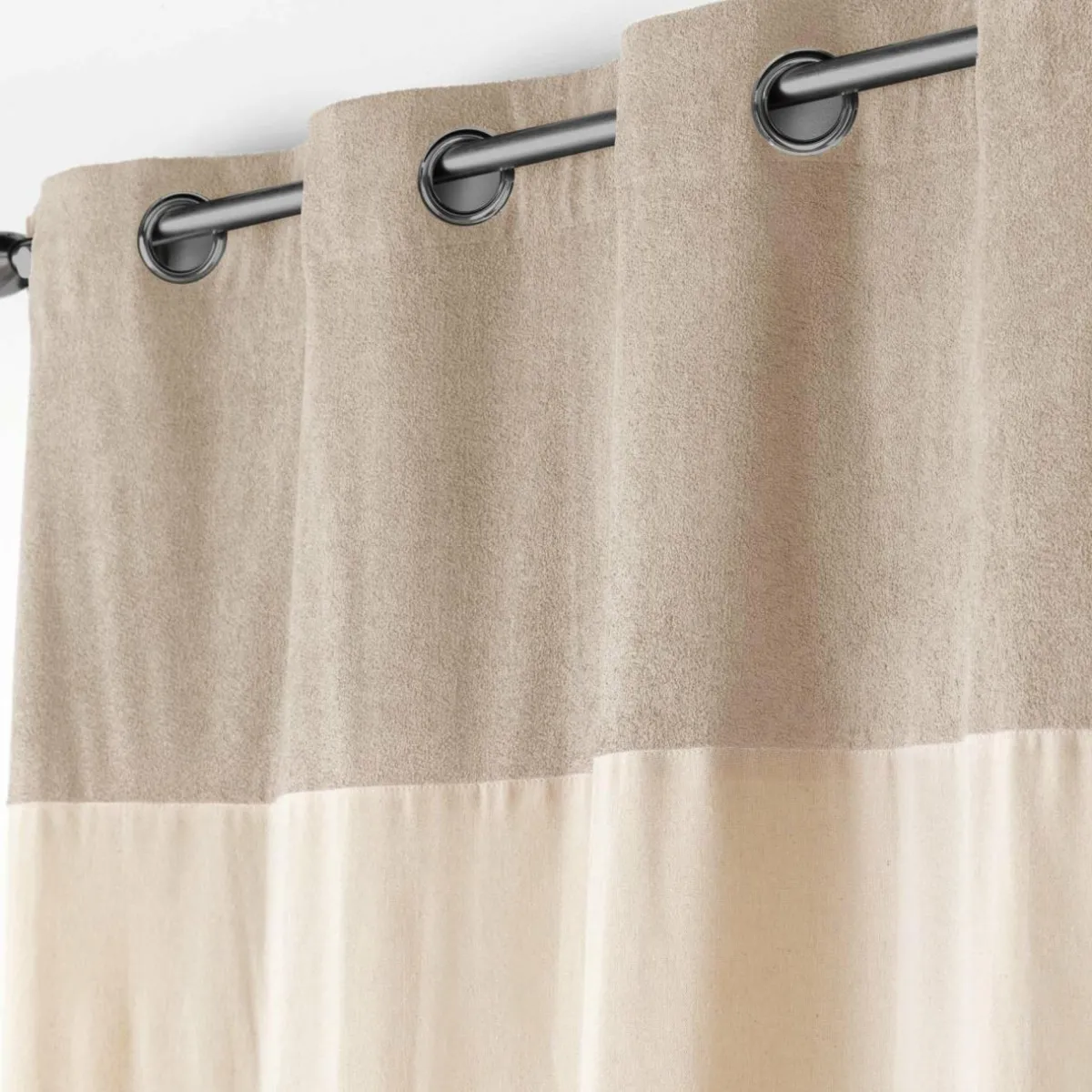 EMINZA Rideau bouclette (140 x 240 cm) Ava Beige Sale