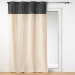 DOUCEUR D'INTERIEUR Rideau bouclette (140 x 240 cm) Tessa Gris Anthracite Sale