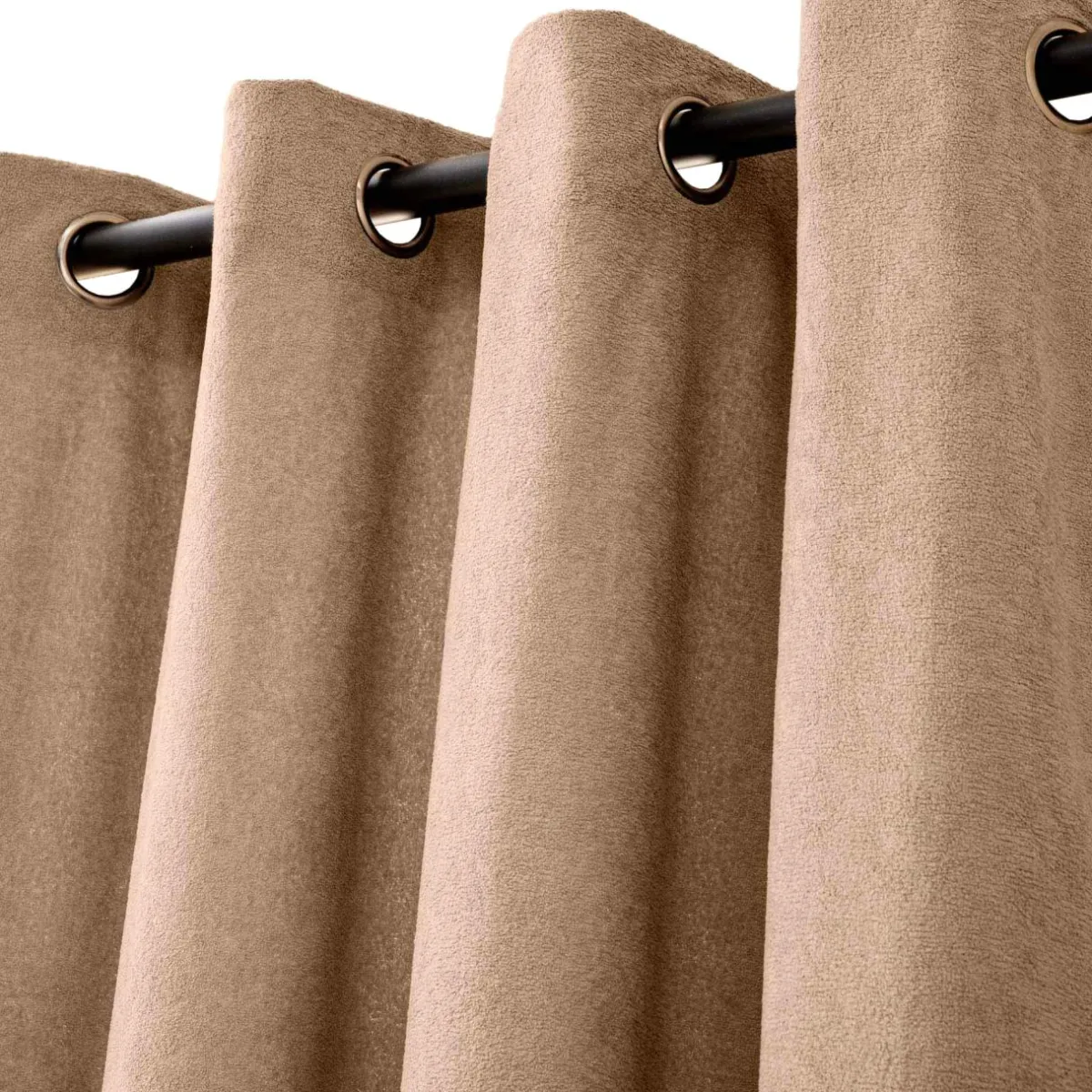 douceur d'intu017drieur Rideau bouclette (140 x 260 cm) Winona Beige Best