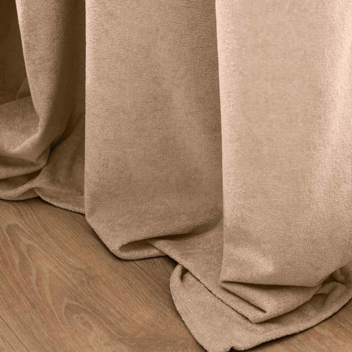 douceur d'intu017drieur Rideau bouclette (140 x 260 cm) Winona Beige Best