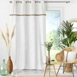 DOUCEUR D'INTERIEUR Rideau coton (140 x 240 cm) Alizée Ecru Online