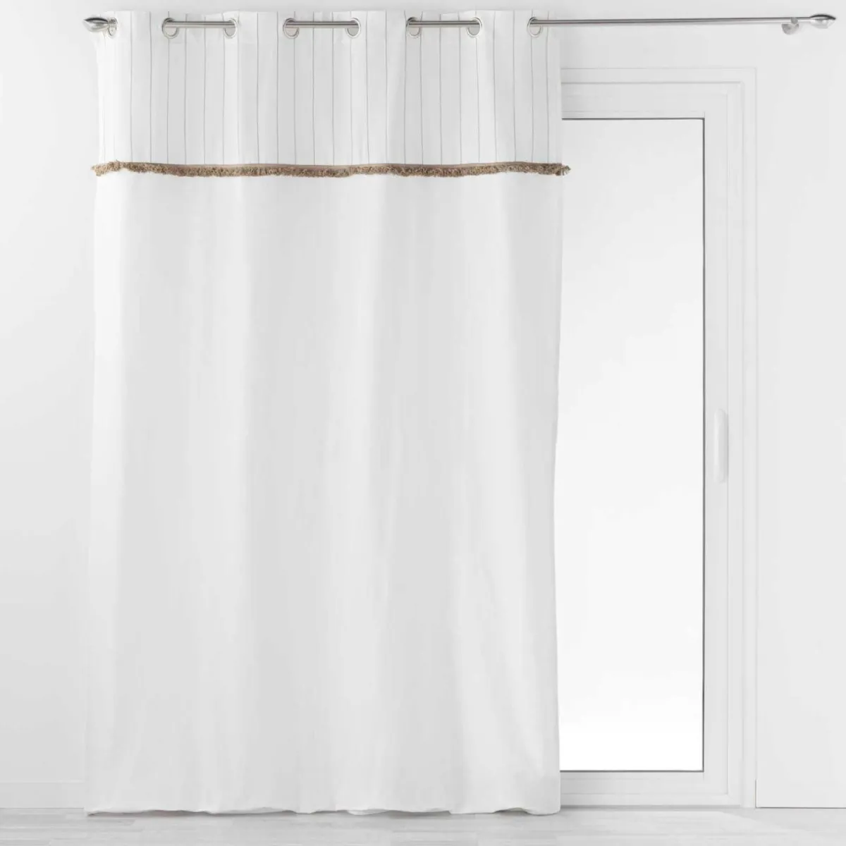DOUCEUR D'INTERIEUR Rideau coton (140 x 240 cm) Alizée Ecru Online
