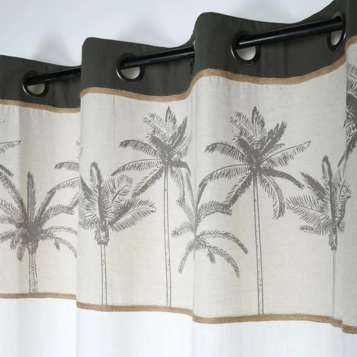LOVELY CASA Rideau coton (140 x 260 cm) Bako Beige Online