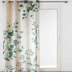 douceur d'intu017drieur Rideau coton (140 x 260 cm) Botanica Vert Hot