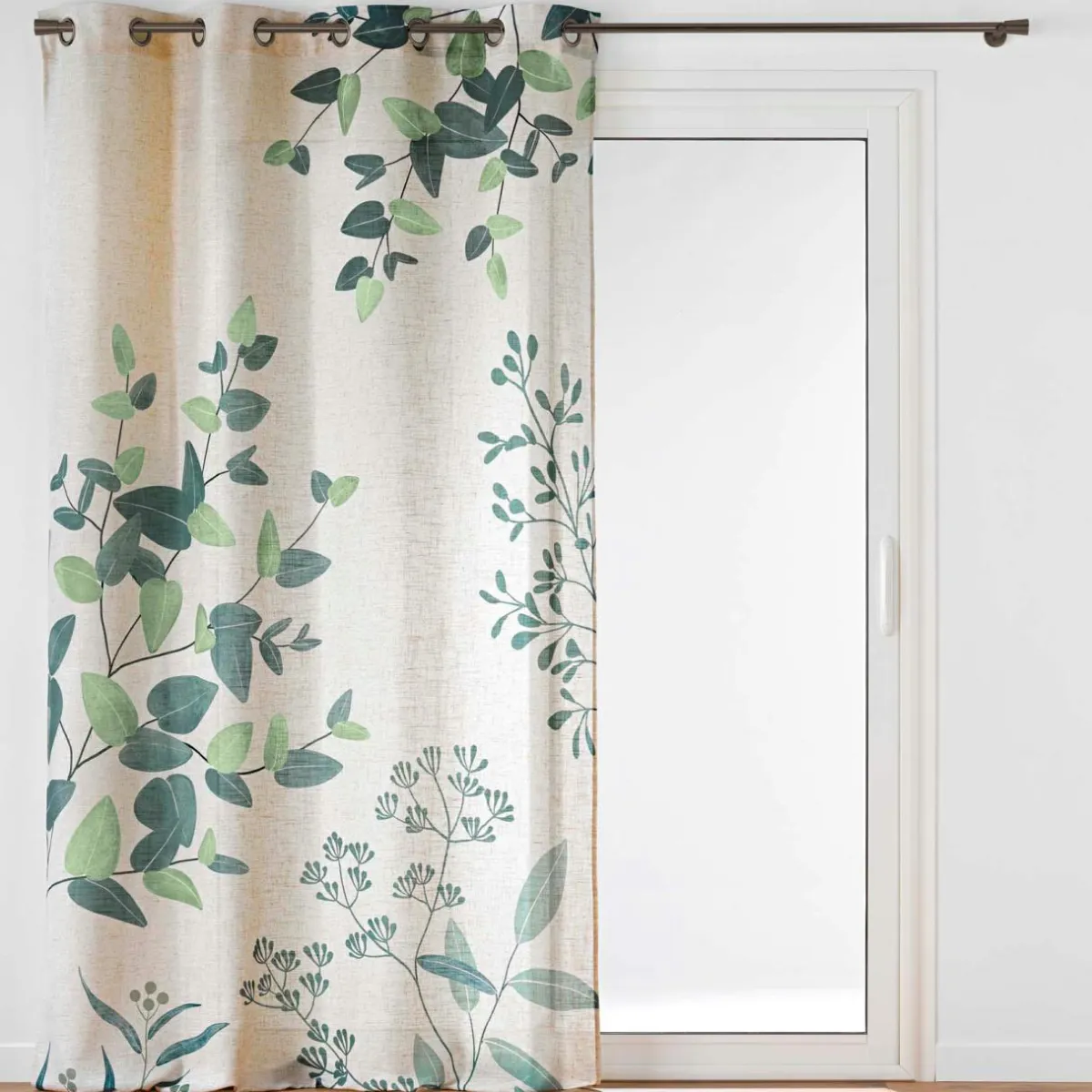 douceur d'intu017drieur Rideau coton (140 x 260 cm) Botanica Vert Hot