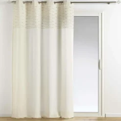 DOUCEUR D'INTERIEUR Rideau coton (140 x 240 cm) Golden Sunset Or New