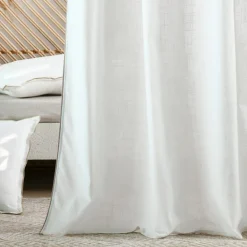 STOF Rideau coton (140 x 260 cm) Helios Blanc Clearance