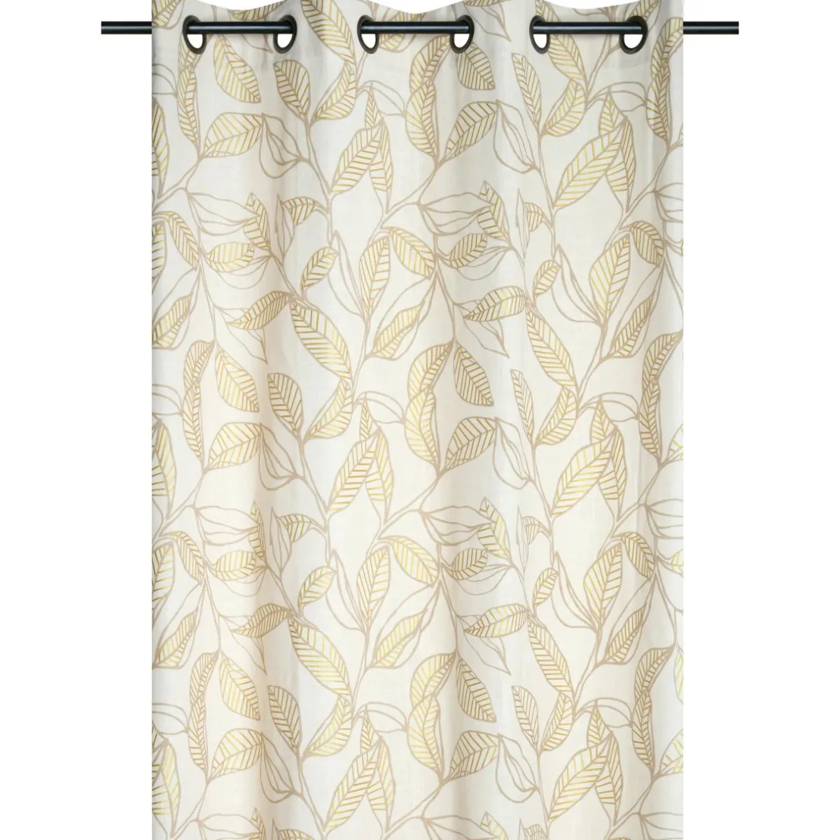 STOF Rideau coton (140 x 260 cm) Hemera Taupe