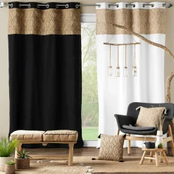 DOUCEUR D'INTERIEUR Rideau coton (140 x 240 cm) Kalinda Blanc Hot