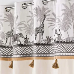 DOUCEUR D'INTERIEUR Rideau coton (140 x 240 cm) Kenya lodge Ecru Hot