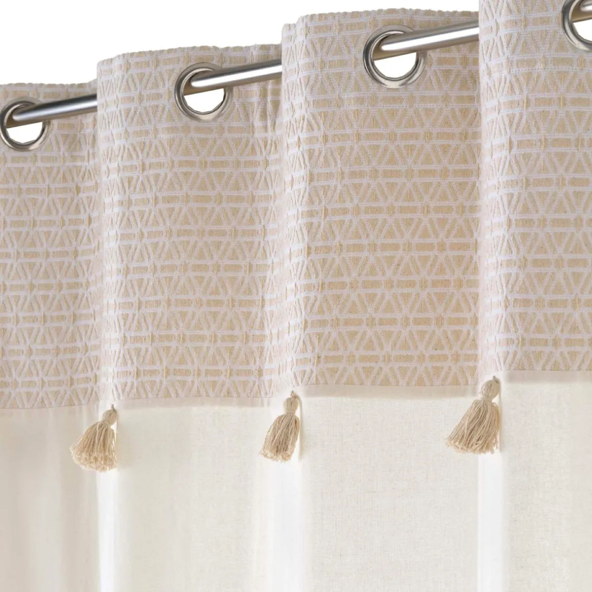 douceur d'intu017drieur Rideau coton (140 x 240 cm) Milano Beige Discount