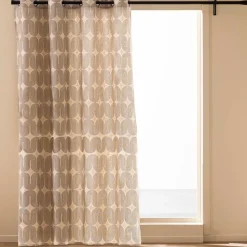 douceur d'intu017drieur Rideau coton (140 x 280 cm) Ondine Noir New