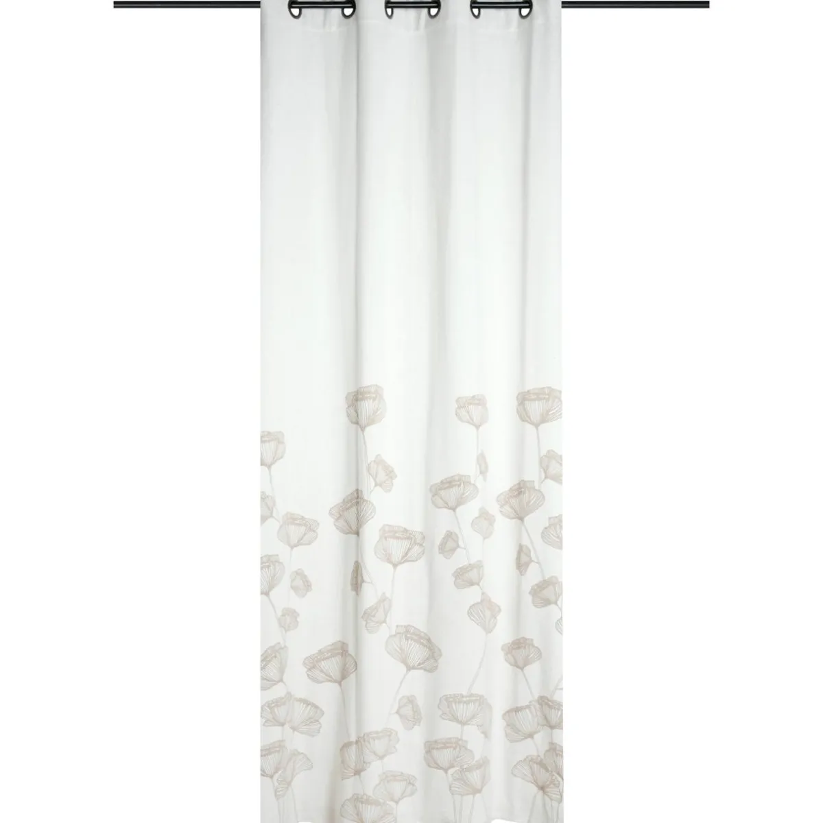 STOF Rideau coton (140 x 260 cm) Oriana Ecru Discount