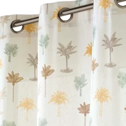 douceur d'intu017drieur Rideau coton (140 x 240 cm) Palmelia Beige Hot