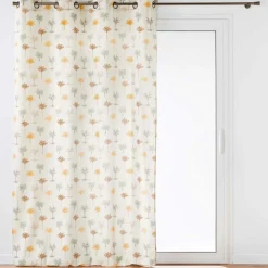 douceur d'intu017drieur Rideau coton (140 x 240 cm) Palmelia Beige Hot