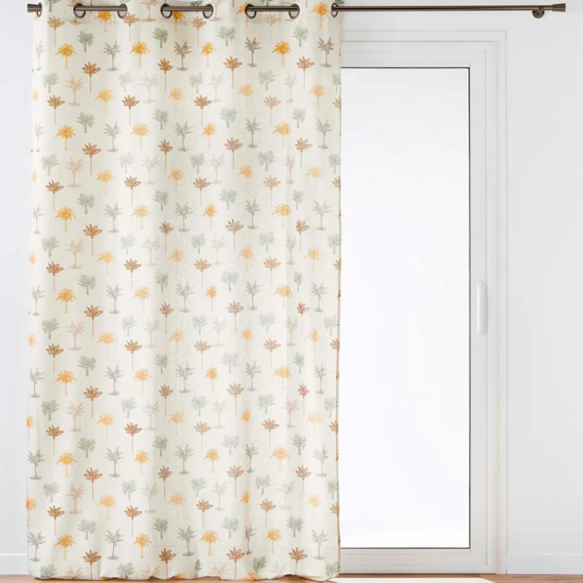 douceur d'intu017drieur Rideau coton (140 x 240 cm) Palmelia Beige Hot