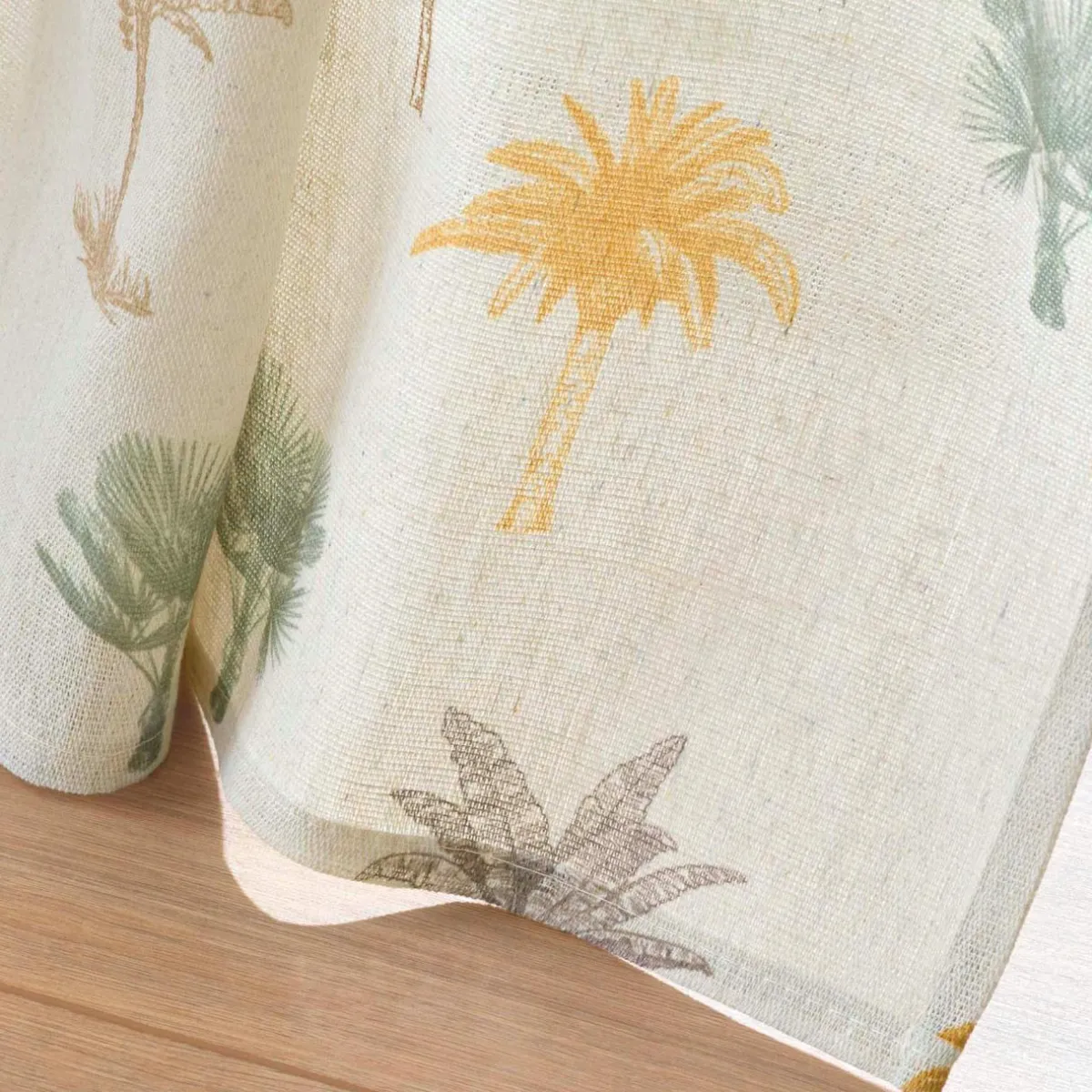 douceur d'intu017drieur Rideau coton (140 x 280 cm) Palmelia Beige Hot