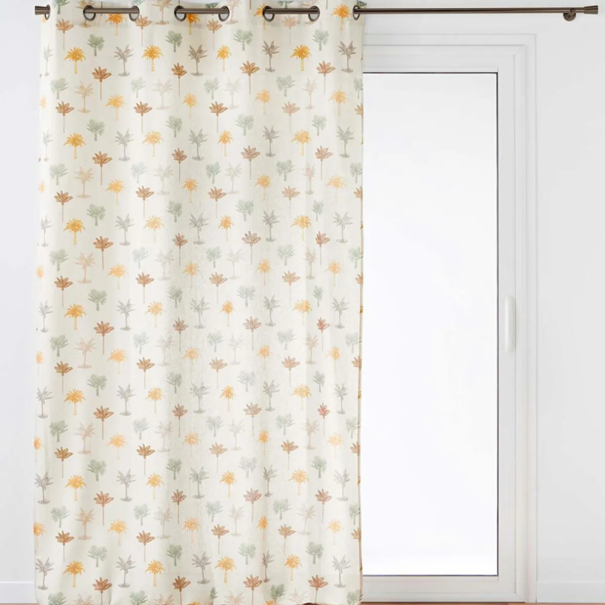douceur d'intu017drieur Rideau coton (140 x 280 cm) Palmelia Beige Hot