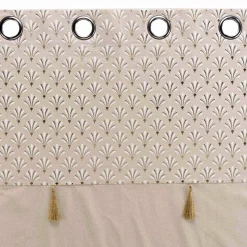 DOUCEUR D'INTERIEUR Rideau coton (140 x 240 cm) Rafina Beige Clearance