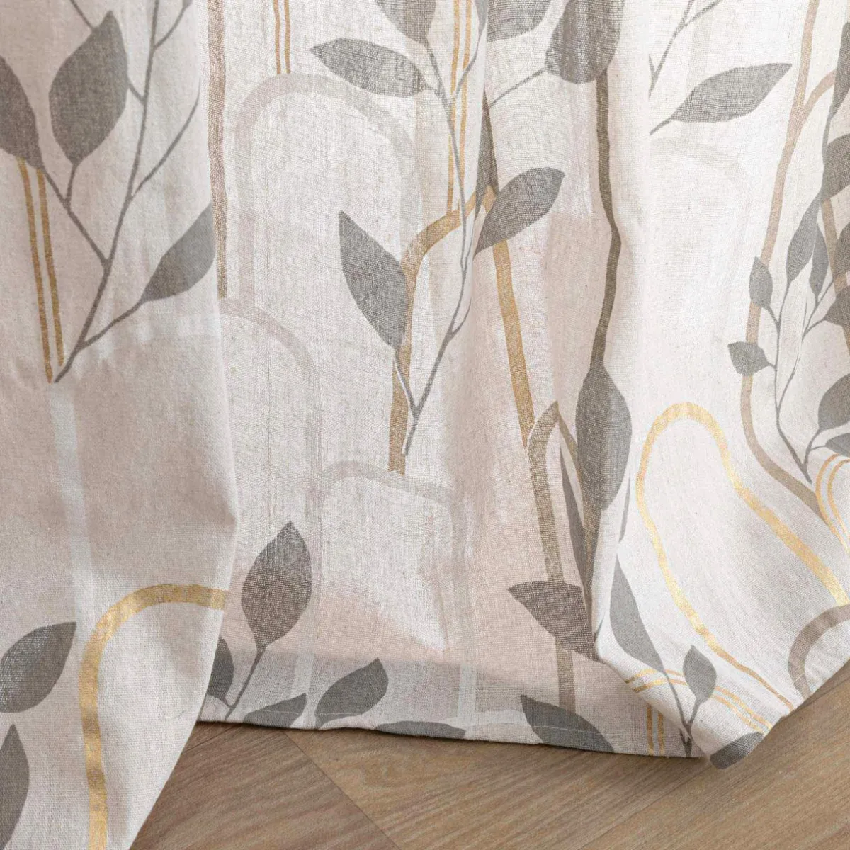 douceur d'intu017drieur Rideau coton (140 x 280 cm) Roseris Gris Online