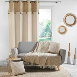 DOUCEUR D'INTERIEUR Rideau coton (140 x 240 cm) Sultan Ecru Outlet