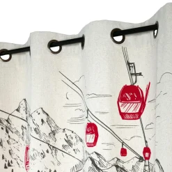 STOF Rideau coton (140 x 260 cm) Villard Ecru Sale