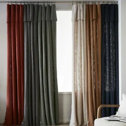 L'EFFET PAPILLON Rideau coton ajustable (140 x max 270 cm) Sixtine Beige Sale