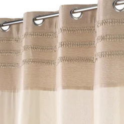 douceur d'intu017drieur Rideau coton tufté (140 x 240 cm) Hilary Beige Clearance
