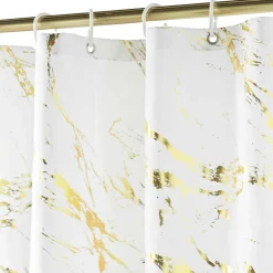 douceur d'intu017drieur Rideau de douche effet marbre (180 x 200 cm) Aquamarbre Blanc Online
