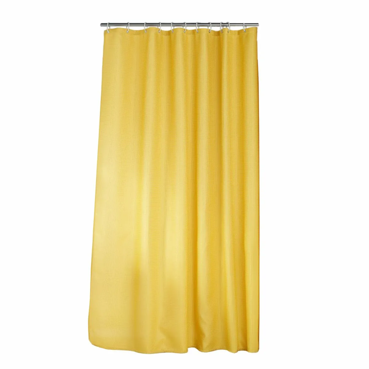 douceur d'intu017drieur Rideau de douche effet tissé à anneaux (180 x 200 cm) Quartz miel Jaune Online