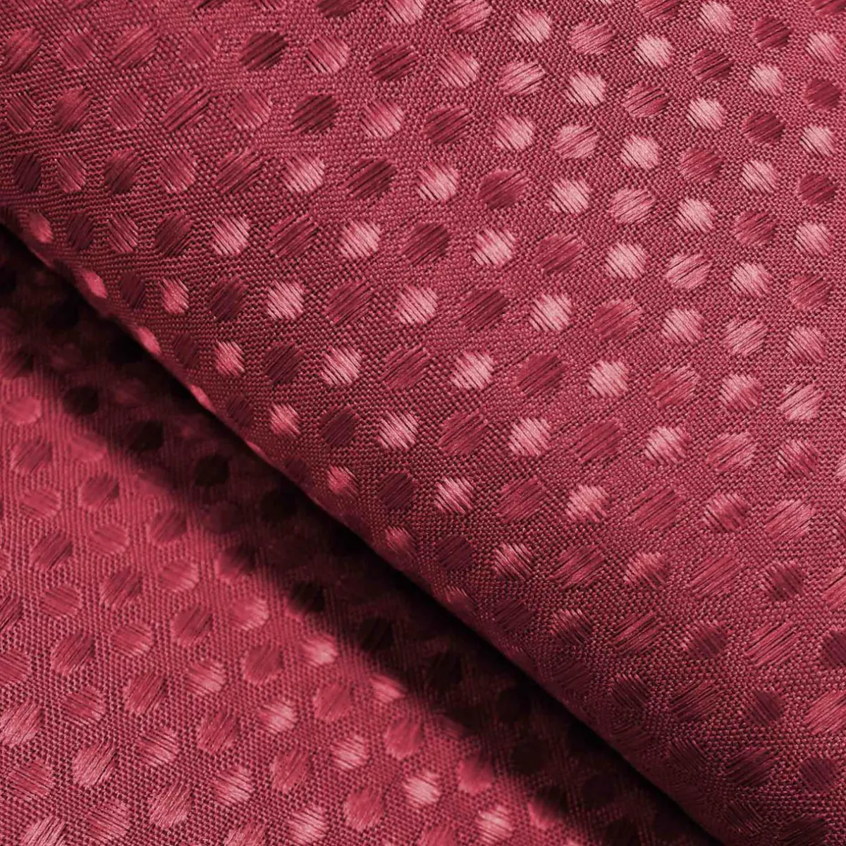 douceur d'intu017drieur Rideau de douche effet tissé à anneaux (180 x 200 cm) Quartz framboise Rose Discount