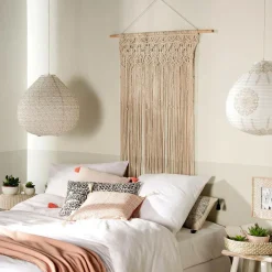 ATMOSPHERA Rideau de fil (90 x 200 cm) Macram Beige Hot