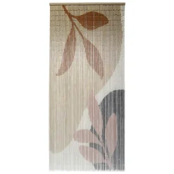 LUANCE Rideau de porte bambou (90 x 200 cm) Abstraction Beige Clearance
