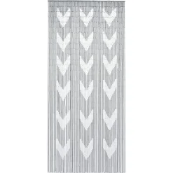 LUANCE Rideau de porte bambou (90 x 200 cm) Chevron Gris Sale