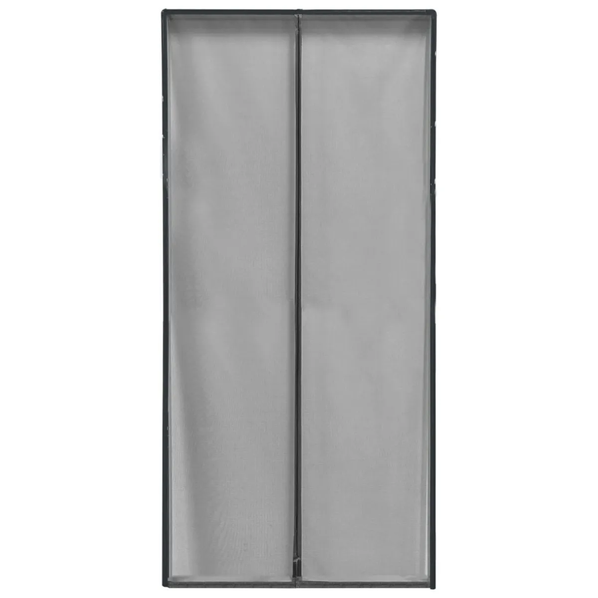 LUANCE Rideau de porte moustiquaire (100 x 220 cm) Mona Gris