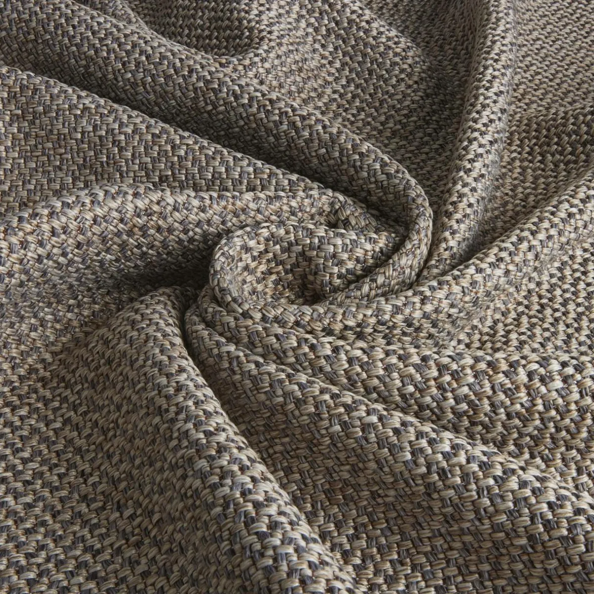EMINZA Rideau effet chiné (140 x 180 cm) James galet Gris Discount