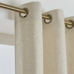 EMINZA Rideau effet chiné (140 x 180 cm) James sable Beige