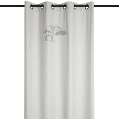 STOF Rideau effet laine (135 x 260 cm) Planay Ecru New