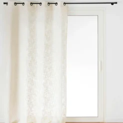 douceur d'intu017drieur Rideau effet lin tissé (140 x 260 cm) Igor Ecru New