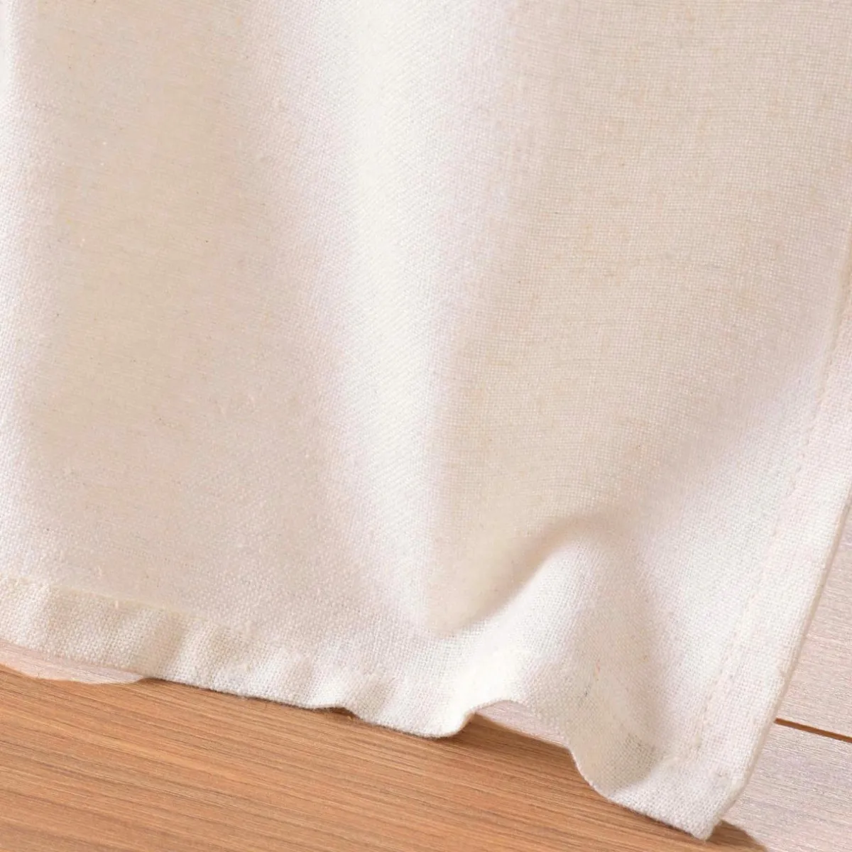 douceur d'intu017drieur Rideau en coton et jute (140 x 240 cm) Cirrus Beige Online