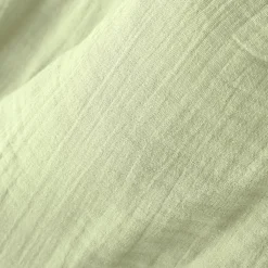 EMINZA Rideau gaze de coton ajustable (140 x max 300 cm) Gaïa Vert tilleul Best
