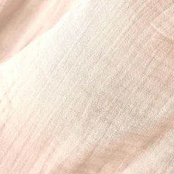 EMINZA Rideau gaze de coton ajustable (280 x max 300 cm) Gaïa Rose poudré Discount