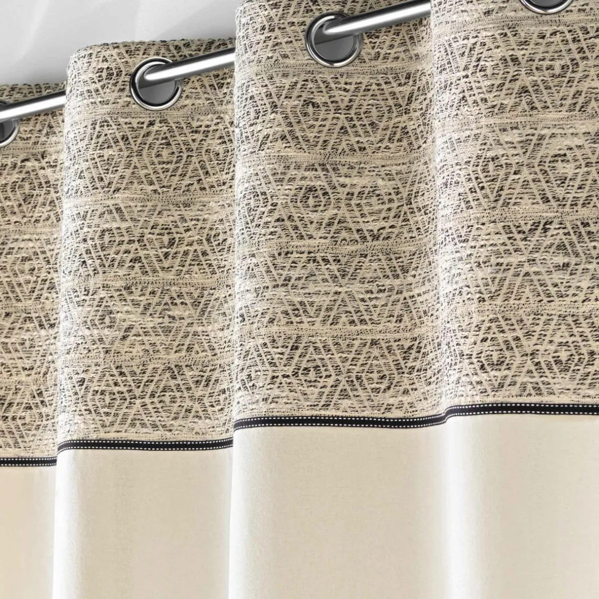 douceur d'intu017drieur Rideau œillets (140 x 240 cm) Camalia Ecru Hot