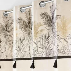 douceur d'intu017drieur Rideau œillets (140 x 240 cm) Papaya Ecru Sale