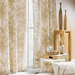 douceur d'intu017drieur Rideau œillets coton (140 x 240 cm) Dune Beige Sale