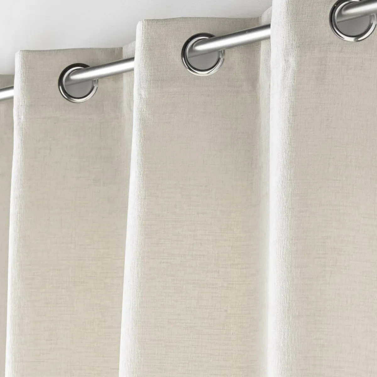 douceur d'intu017drieur Rideau œillets velours (140 x 260 cm) Verra Beige Best
