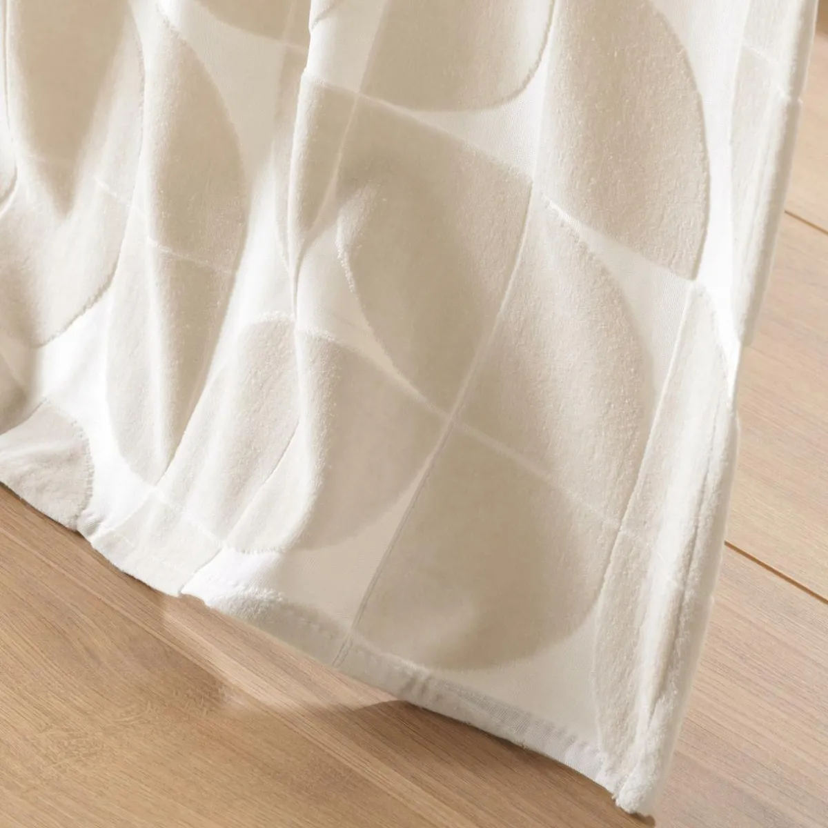 douceur d'intu017drieur Rideau œillets velours (135 x 260 cm) Geolia Beige